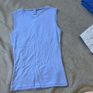 SKIMS Light purple Ribbed Tank Top